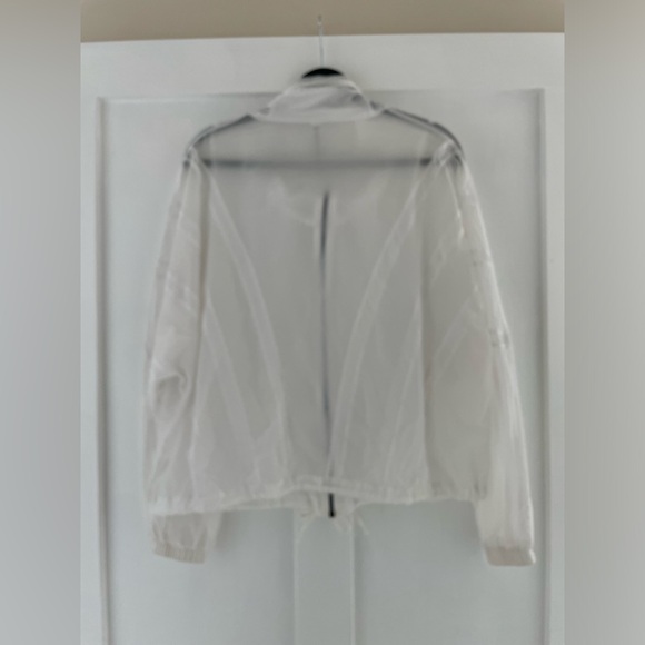 ALO Yoga Stitch Jacket Semi-Sheer in White Size L - Picture 6 of 14